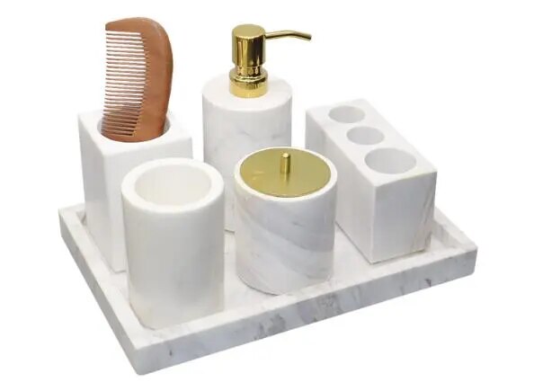 1pc 北欧大理石素材のバスルームアクセサリー用品ソープディ - Soap Making Diy Kit のレビューと価格