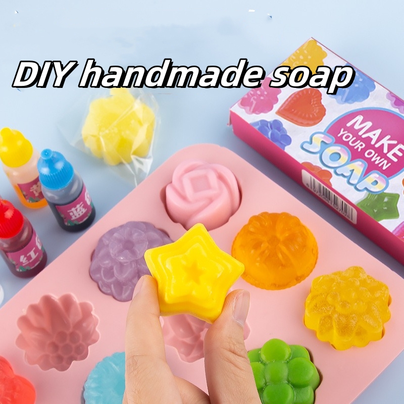 DIY 手作り石鹸クリスタル石鹸植物石鹸作り材料女の子のおも - Soap Making Gifts のレビューと価格