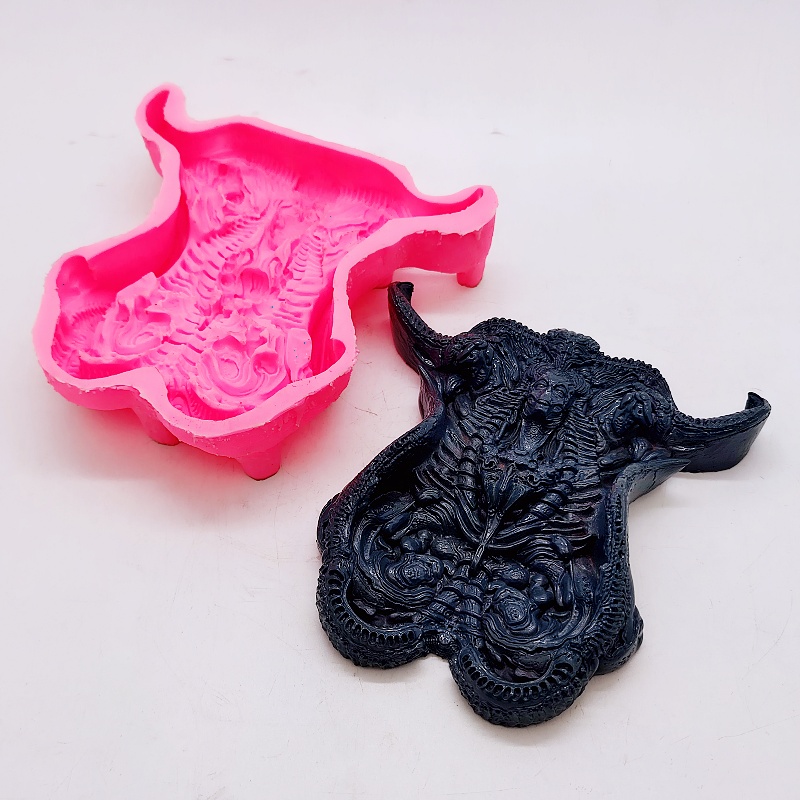 モンスタースカルシリコーンキャンドルモールド DIY 手作り - Soap Making Gifts のレビューと価格