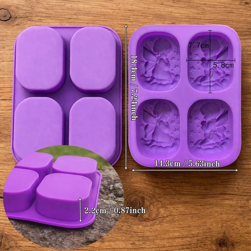 天使のシリコンモールド、石鹸作り用品、祈る妖精の赤ちゃんデザ - Soap Making Kit For Beginners のレビューと価格