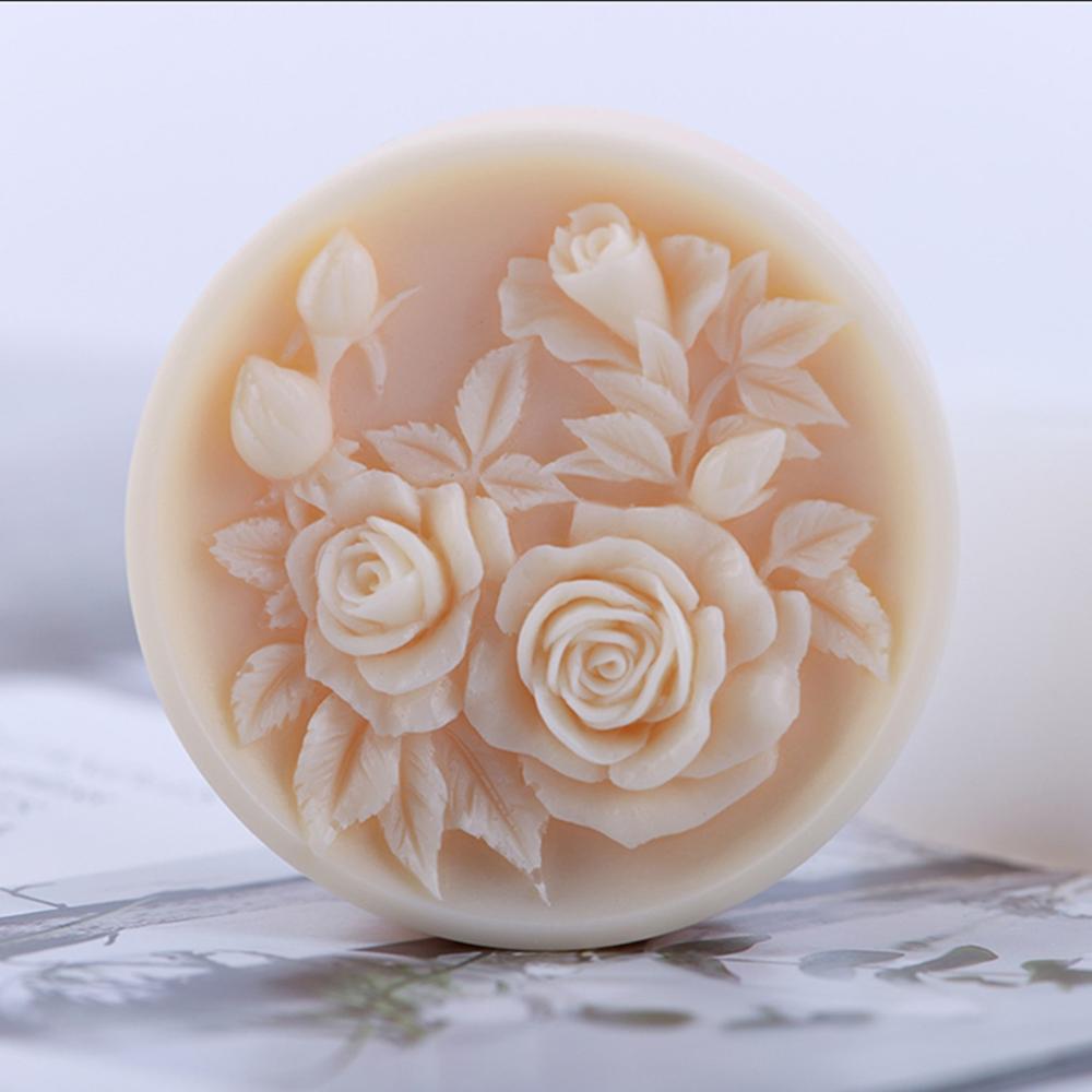 3Dローズ手作りシリコンソープモールド、丸い花、天然オーガニ - Soap Making Instructions のレビューと価格